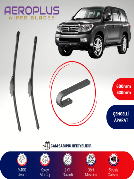 Aeroplus Toyota Land Cruiser 2007-2009 Muz Silecek Takımı