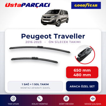 Goodyear Peugeot Traveller 2016-2023 Muz Silecek Takımı