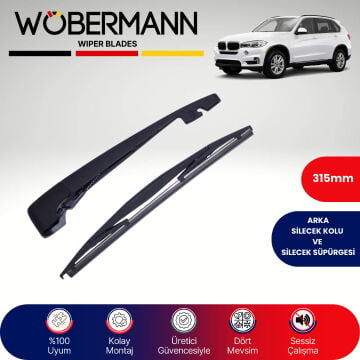 Wöbermann Bmw X5 F15 F85 2013-2018 Arka Silecek Kolu ve Süpürgesi Komple
