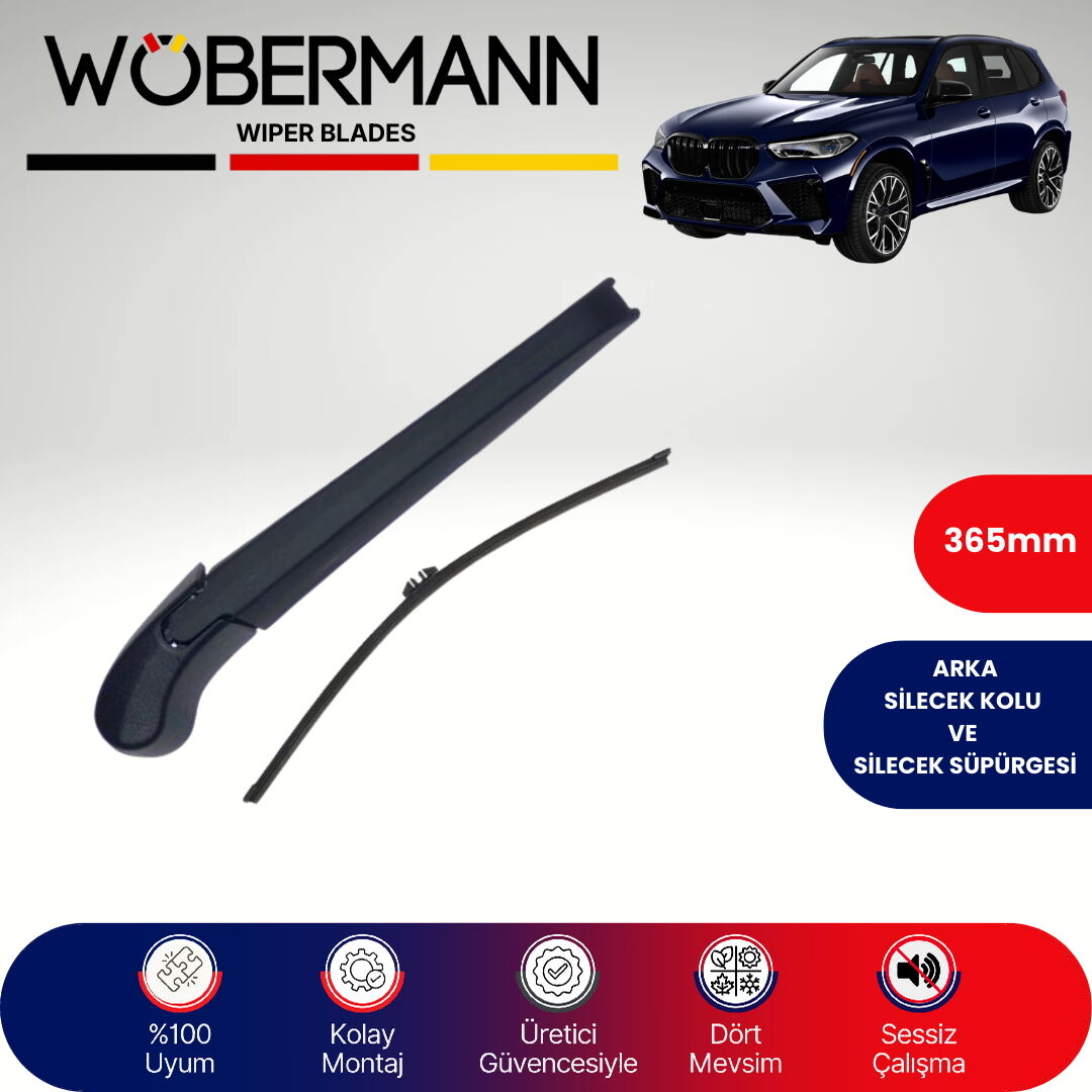 Wöbermann Bmw X5 G05 2019-2024 Arka Silecek Kolu ve Süpürgesi Komple