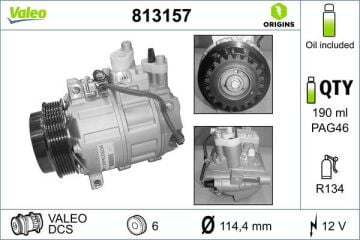 Valeo Mercedes C Serisi W203 CL203 S203 2000-2008 Klima Kompresörü