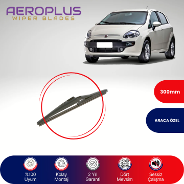 Aeroplus Fiat Punto 2012-2018 Arka Silecek