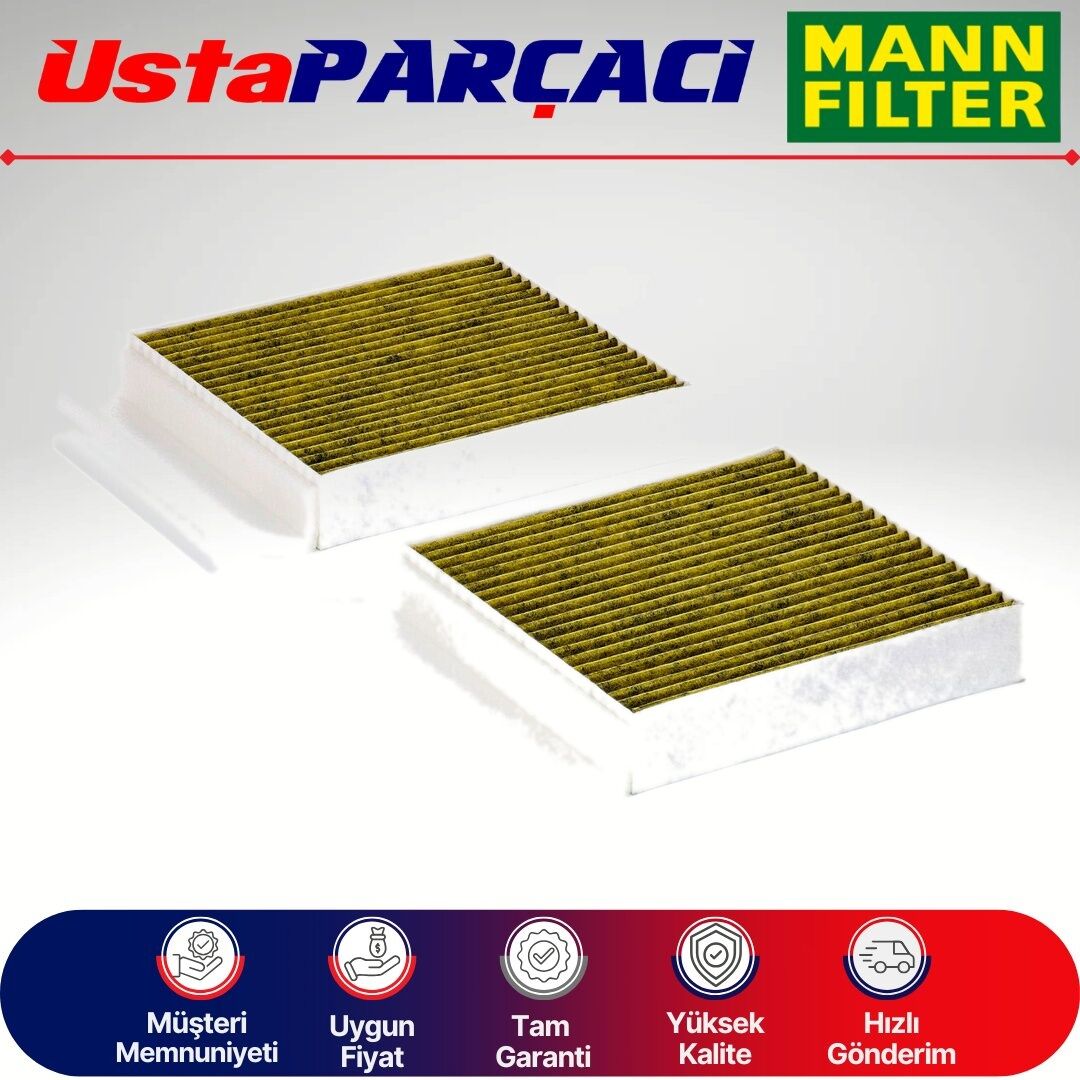 Mann-Filter Mercedes S Serisi W223 Anti-Alerjen Karbonlu Polen Filtresi 2020-2024 FP25034-2 MB2238350100