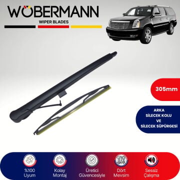 Wöbermann Cadillac Escalade 2009-2019 Arka Silecek Kolu ve Süpürgesi Komple