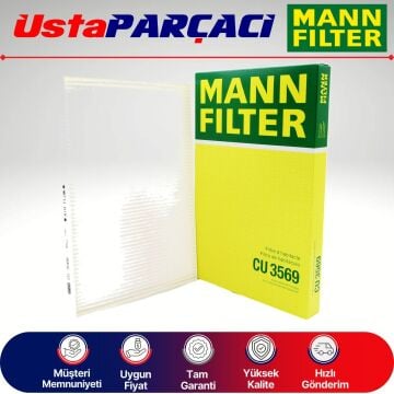 Mann-Filter Mercedes Sprinter Euro 5 Standart Polen Filtresi CU3569 9068300218