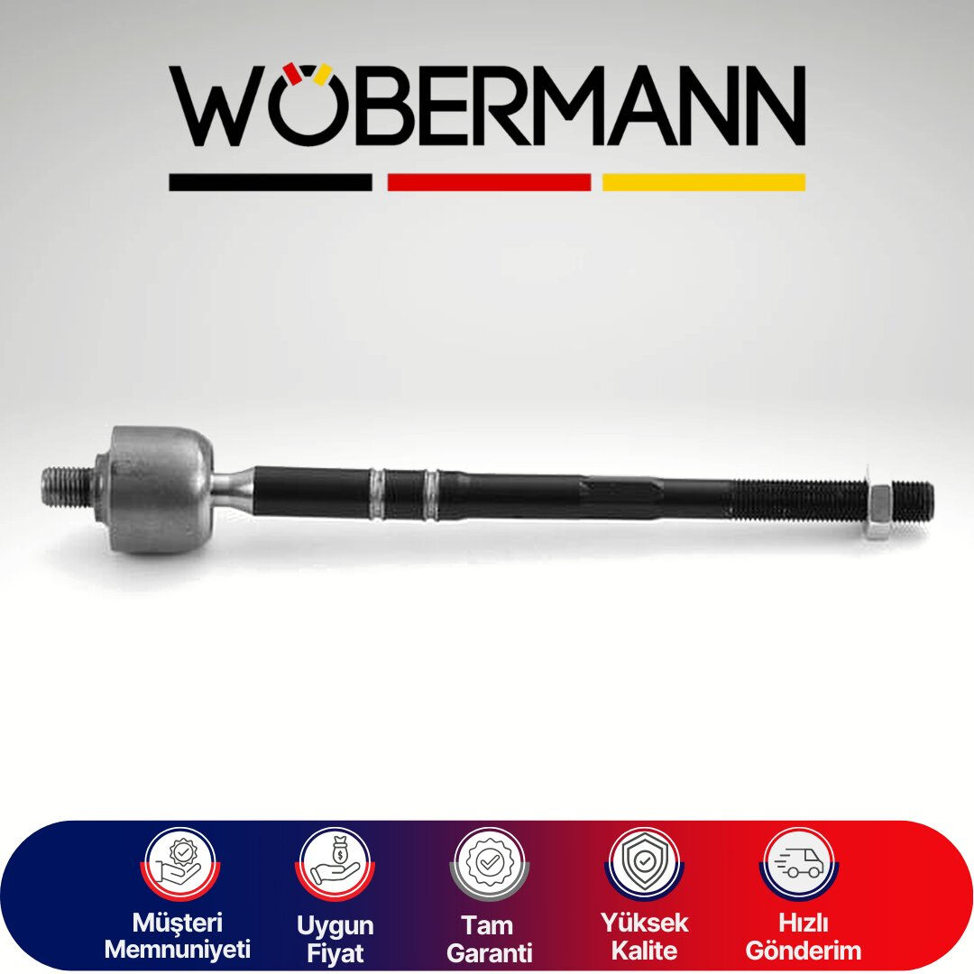 Wöbermann Peugeot Partner-Tepee 2008-> Citroen Berlingo 2008-> 262mm x M14x1,5 Rot Mili 3812.F4