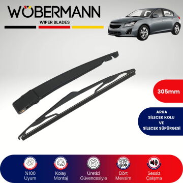 Wöbermann Chevrolet Cruze Hb 2011-2021 Arka Silecek Kolu ve Süpürgesi Komple