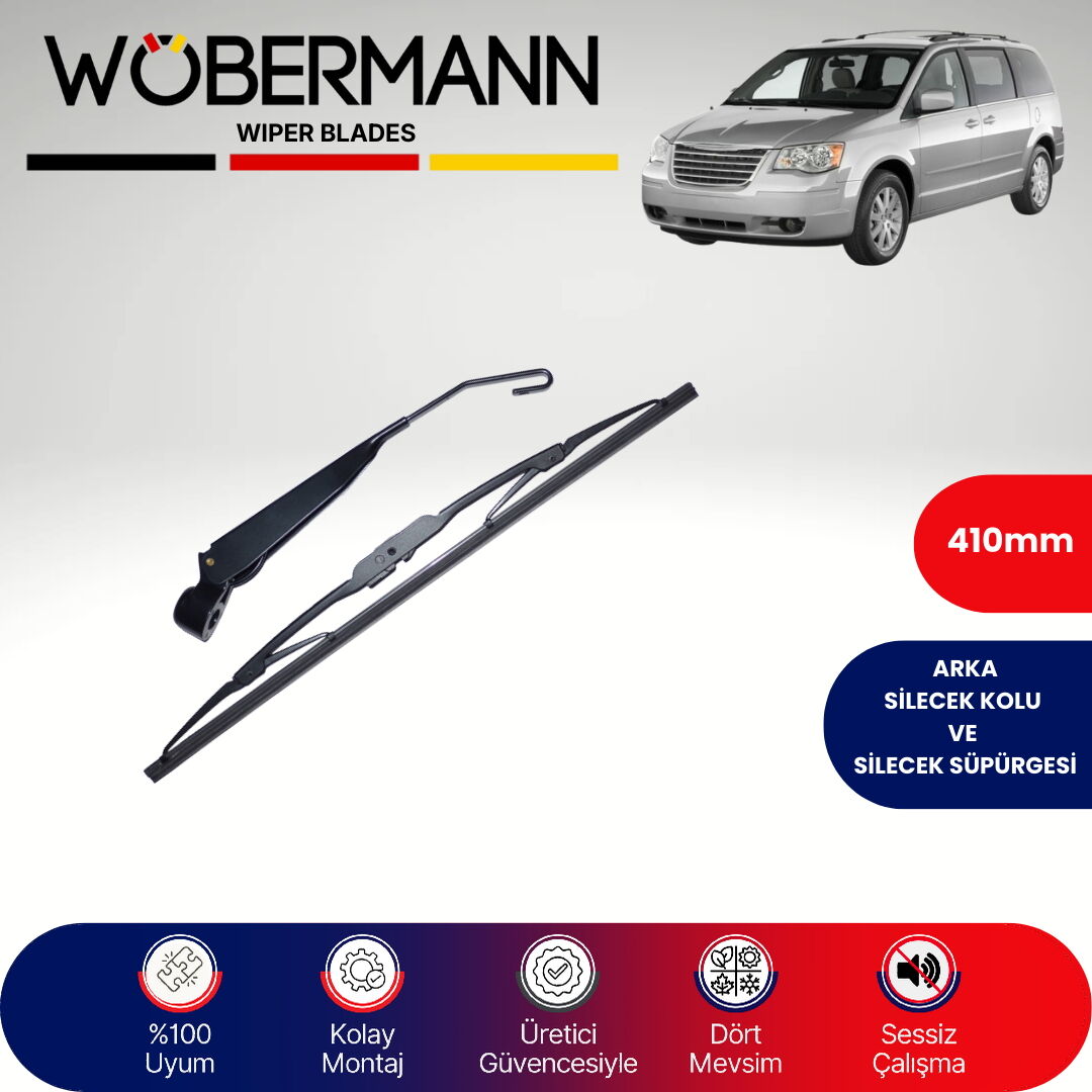 Wöbermann Chrysler Voyager Rt 2011-2016 Arka Silecek Kolu ve Süpürgesi Komple