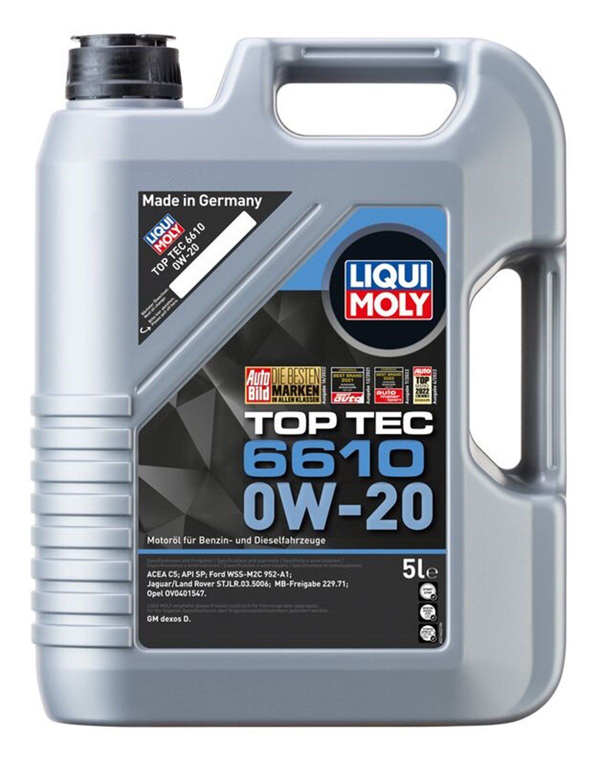 Liqui Moly Top Tec 6610 0W-20 Motor Yağı 5 Litre 21662