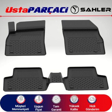 Sahler Opel Astra J Hb 2010-2015 Uyumlu Araca Özel 4.5D Havuzlu Oto Paspas (5 Parça) Siyah