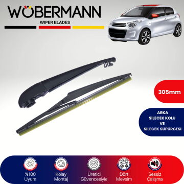 Wöbermann Citroen C1 II 2014-2024 Arka Silecek Kolu ve Süpürgesi Komple