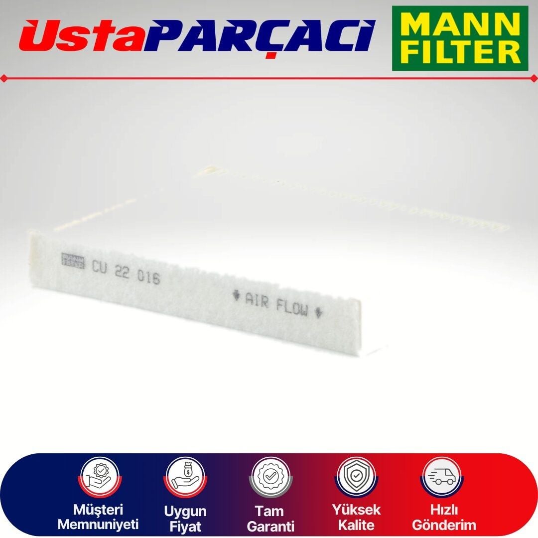 Mann-Filter Mercedes Vito W447 Standart Polen Filtresi 2014-2024 CU22016 A0008351500