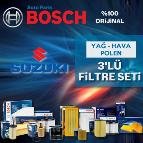 Bosch Suzuki Grand Vitara 1.9 Ddis Filtre Bakım Seti 2005-2010 3NP