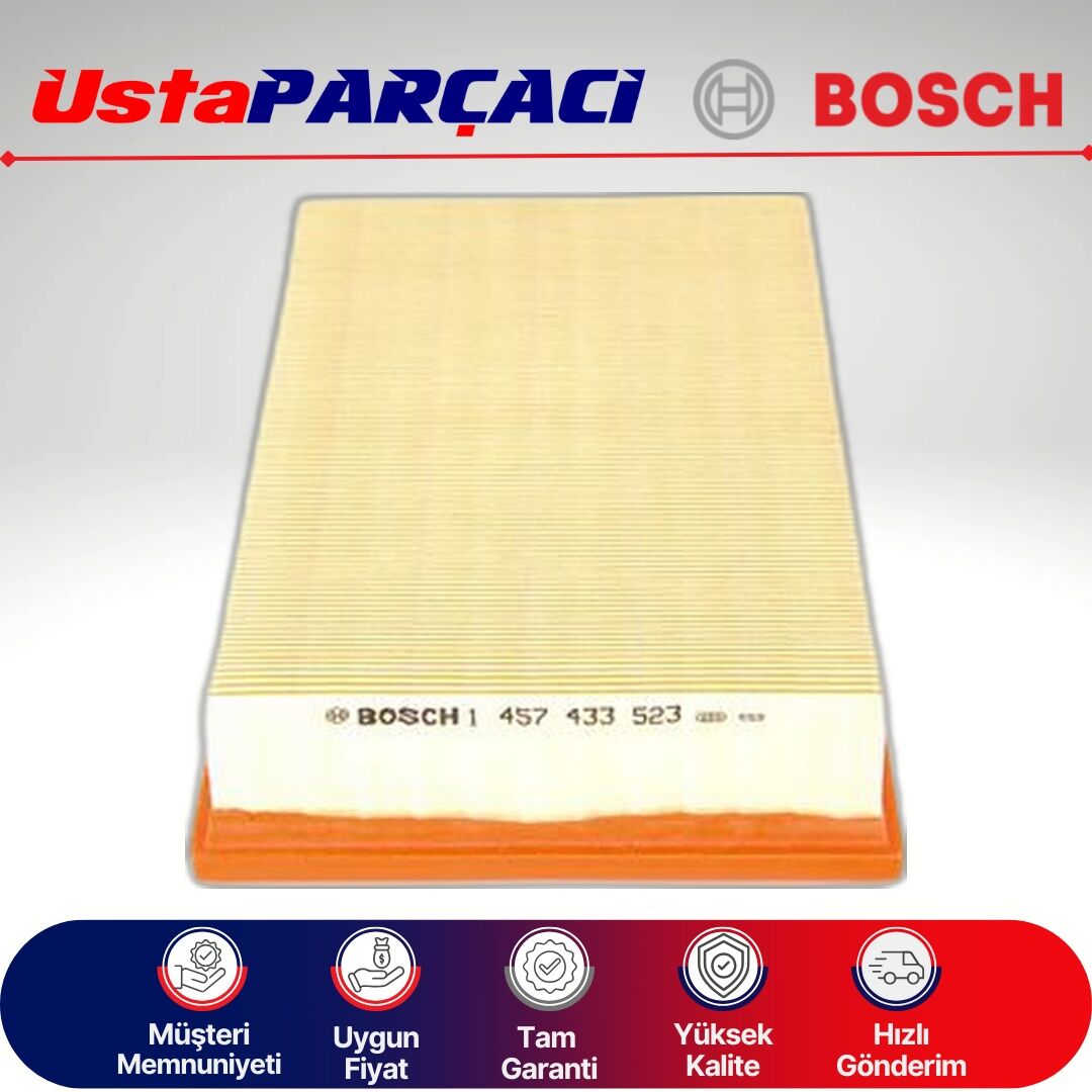 Bosch Mercedes E Serisi W210 E240 Benzinli Hava Filtresi 2000-2002 1457433523 S3523 1120940104