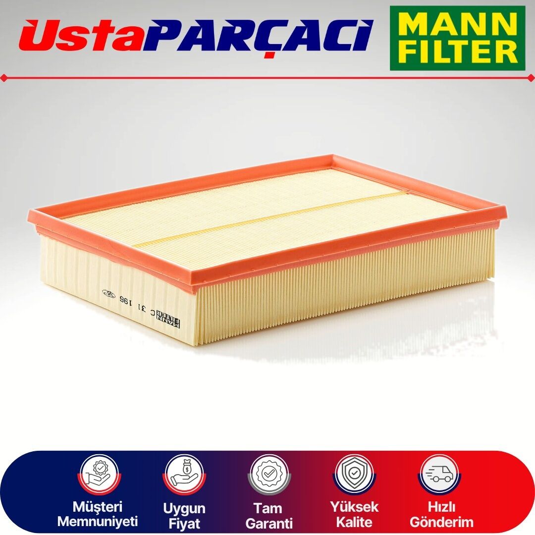Mann-Filter Nissan Micra 1.0 ig-T Benzinli Hava Filtresi 2019-2024 C31196 PHE000112