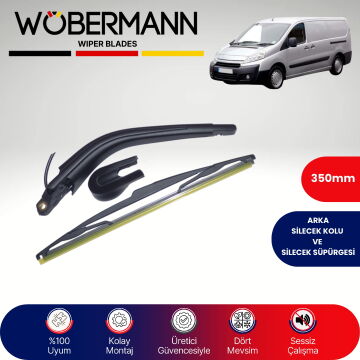 Wöbermann Citroen Jumpy 2007-2017 Arka Silecek Kolu ve Süpürgesi Komple