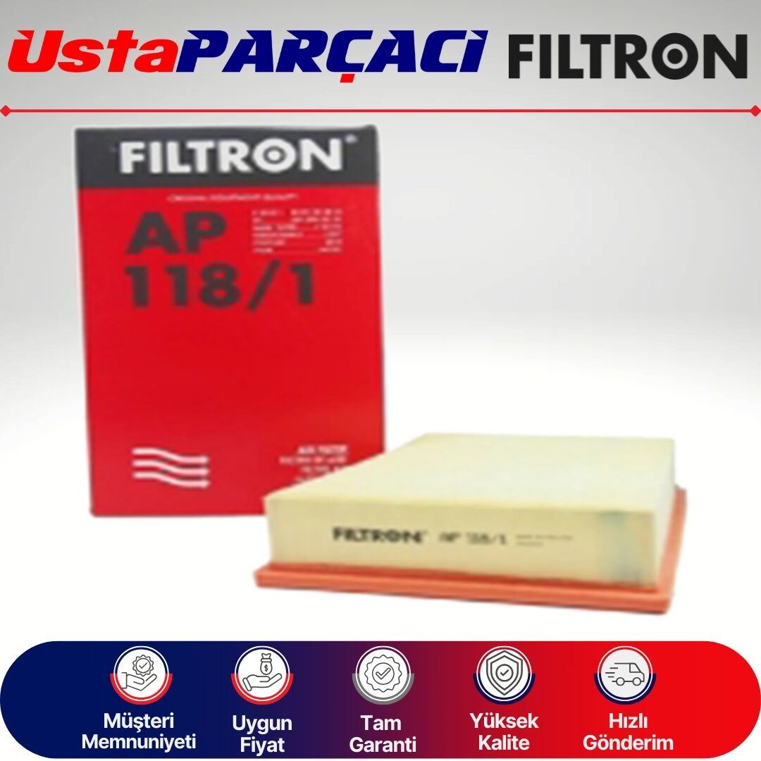 Filtron Mercedes E Serisi W210 E320 Hava Filtresi 1997-1999 AP118/1 6040940504
