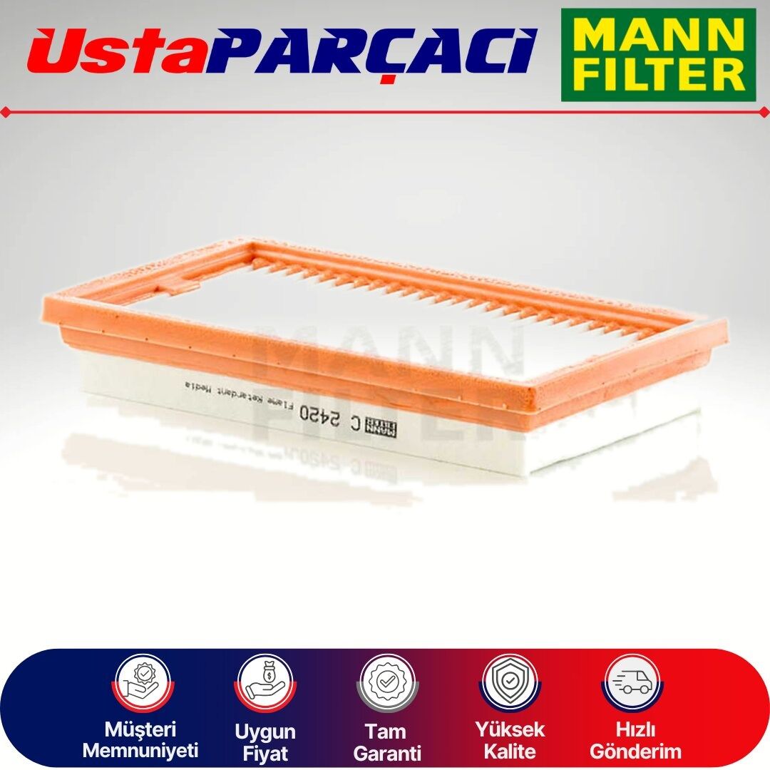Mann-Filter Nissan Note 1.6 Benzinli Hava Filtresi 2006-2012 C2420 16546ED000