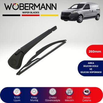 Wöbermann Dacia Dokker 2012-2015 Arka Silecek Kolu ve Süpürgesi Komple