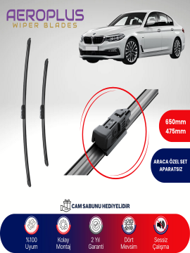Aeroplus BMW 5 Serisi G30 2017-2020 Muz Silecek Takımı