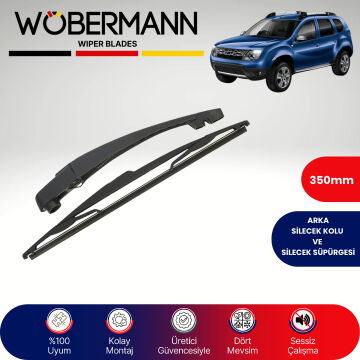 Wöbermann Dacia Duster 2012-2018 Arka Silecek Kolu ve Süpürgesi Komple