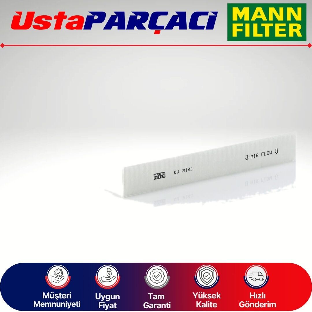 Mann-Filter Mitsubishi Lancer Standart Polen Filtresi 2008-2015 CU2141 6447ZY