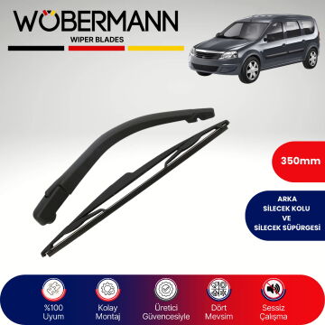 Wöbermann Dacia Logan Mcv 2007-2012 Arka Silecek Kolu ve Süpürgesi Komple