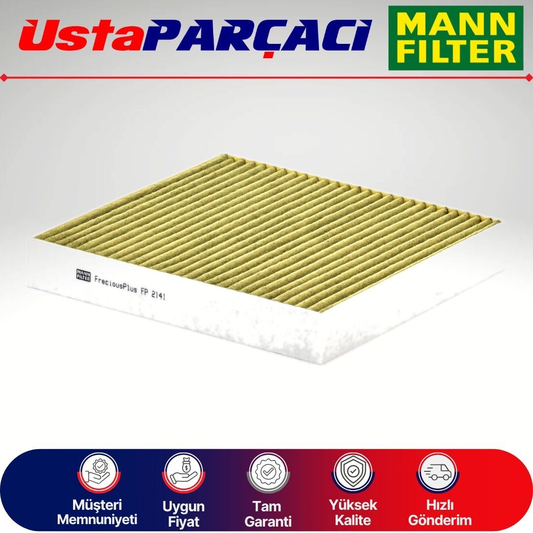 Mann-Filter Mitsubishi Outlander Anti-Alerjen Karbonlu Polen Filtresi 2008-2012 FP2141 6447ZY