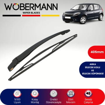 Wöbermann Dacia Sandero Bs 5P 2008-2015 Arka Silecek Kolu ve Süpürgesi Komple