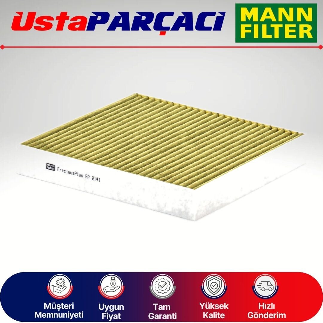 Mann-Filter Mitsubishi Outlander Anti-Alerjen Karbonlu Polen Filtresi 2013-2020 FP2141 6447ZY