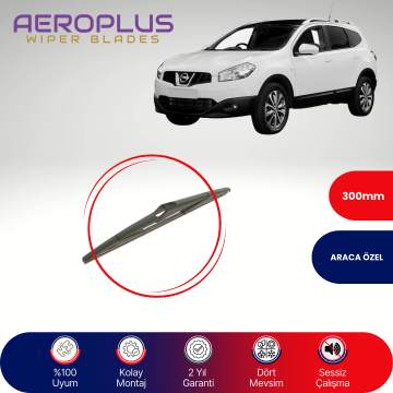 Aeroplus Nissan Qashqai 2006-2013 Arka Silecek