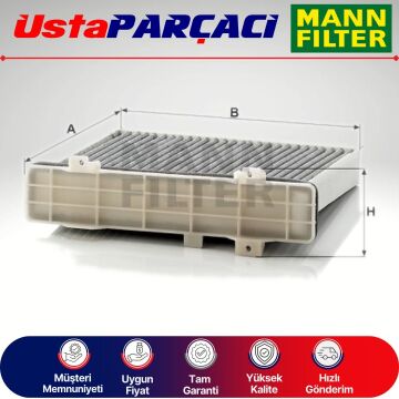 Mann-Filter Mitsubishi Pajero Karbonlu Polen Filtresi 2007-2015 CUK2230 7803A028