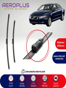 Aeroplus Volvo S80 2006-2016 Muz Silecek Takımı