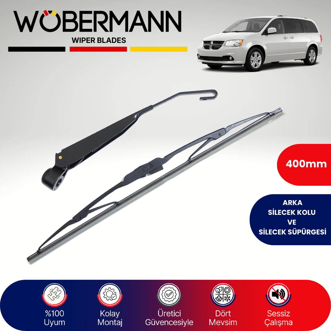 Wöbermann Dodge Grand Caravan 2011-2016 Arka Silecek Kolu ve Süpürgesi Komple