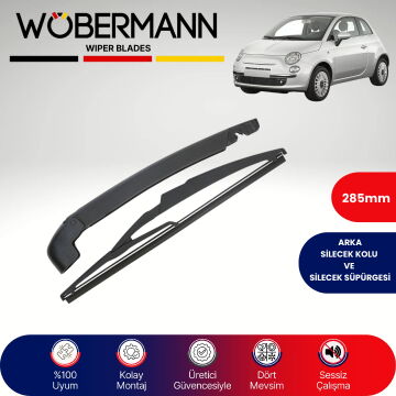 Wöbermann Fiat 500 2007-2017 Arka Silecek Kolu ve Süpürgesi Komple