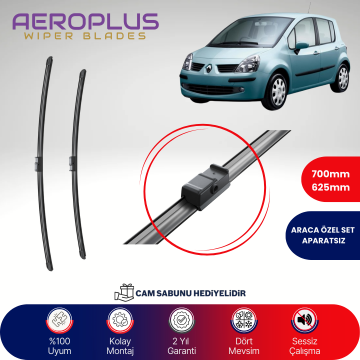 Aeroplus Renault Modus 2004-2005 Muz Silecek Takımı
