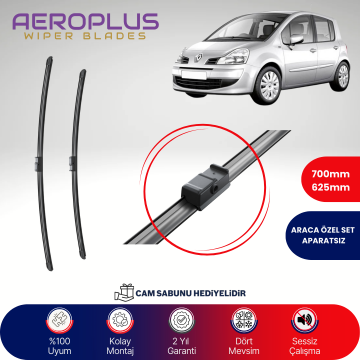 Aeroplus Renault Modus 2005-2015 Muz Silecek Takımı