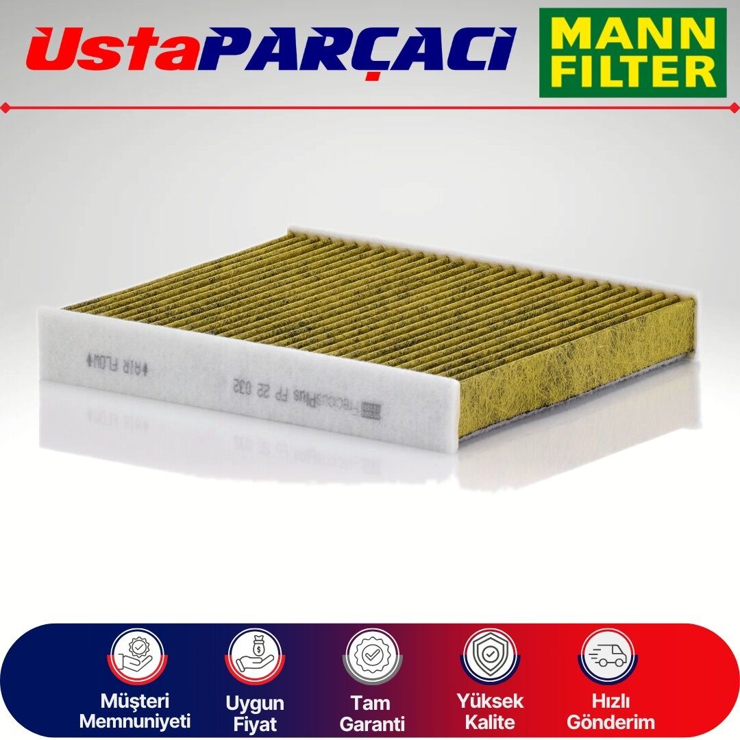 Mann-Filter Toyota Rav4 Anti-Alerjen Karbonlu Polen Filtresi 2019-2024 FP22032 87139-0K070