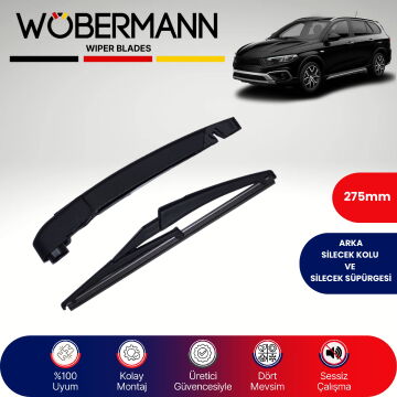 Wöbermann Fiat Egea Sw 2015-2025 Arka Silecek Kolu ve Süpürgesi Komple