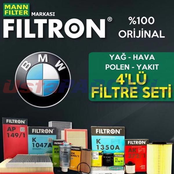 Filtron BMW 3 Serisi 3.20 D E46 Filtre Bakım Seti 2002-2005 4NP