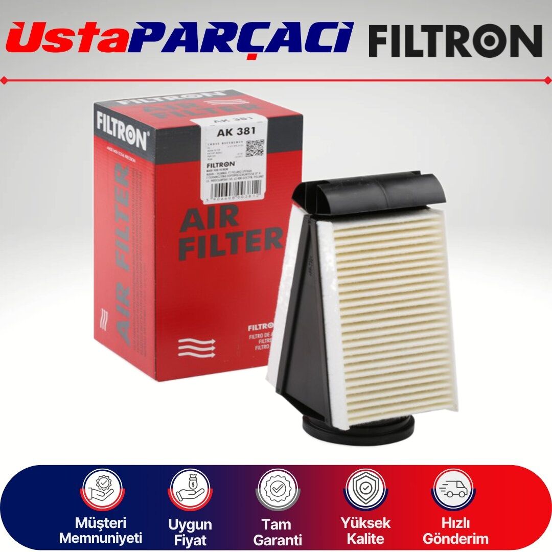Filtron Mercedes Glc X253 250D Dizel Hava Filtresi 2015-2019 AK381 6510940404
