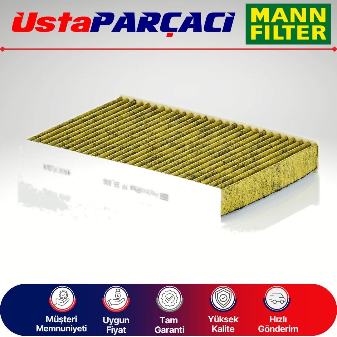 Mann-Filter Skoda Citigo Anti-Alerjen Karbonlu Polen Filtresi 2012-2018 FP26006 1S0819669