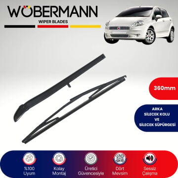 Wöbermann Fiat Punto 1999-2010 Arka Silecek Kolu ve Süpürgesi Komple