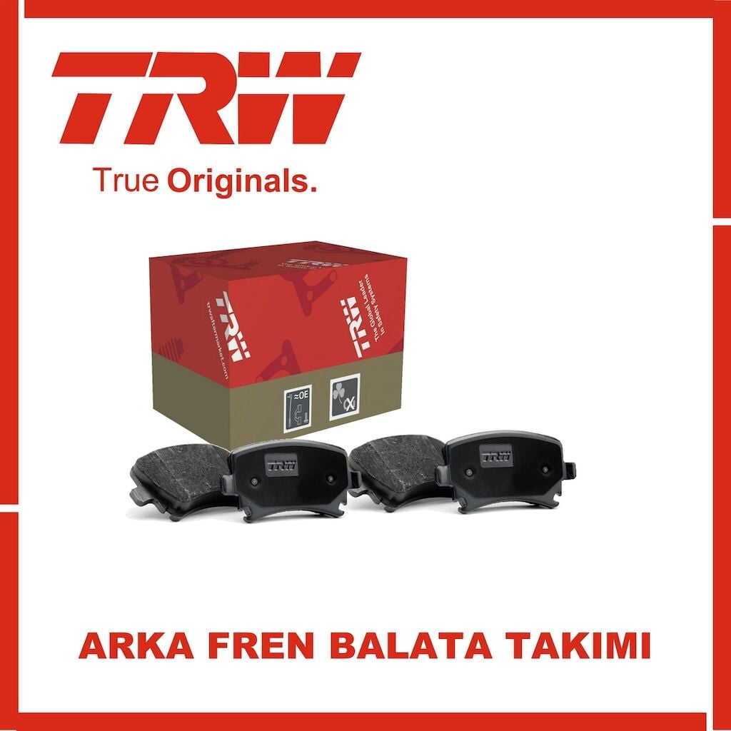 TRW Honda Civic Fd6 Fb7 Arka Fren Balata Takımı 2006-2016