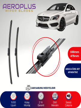 Aeroplus Mercedes CLA Serisi C117 2015-2019 Muz Silecek Takımı