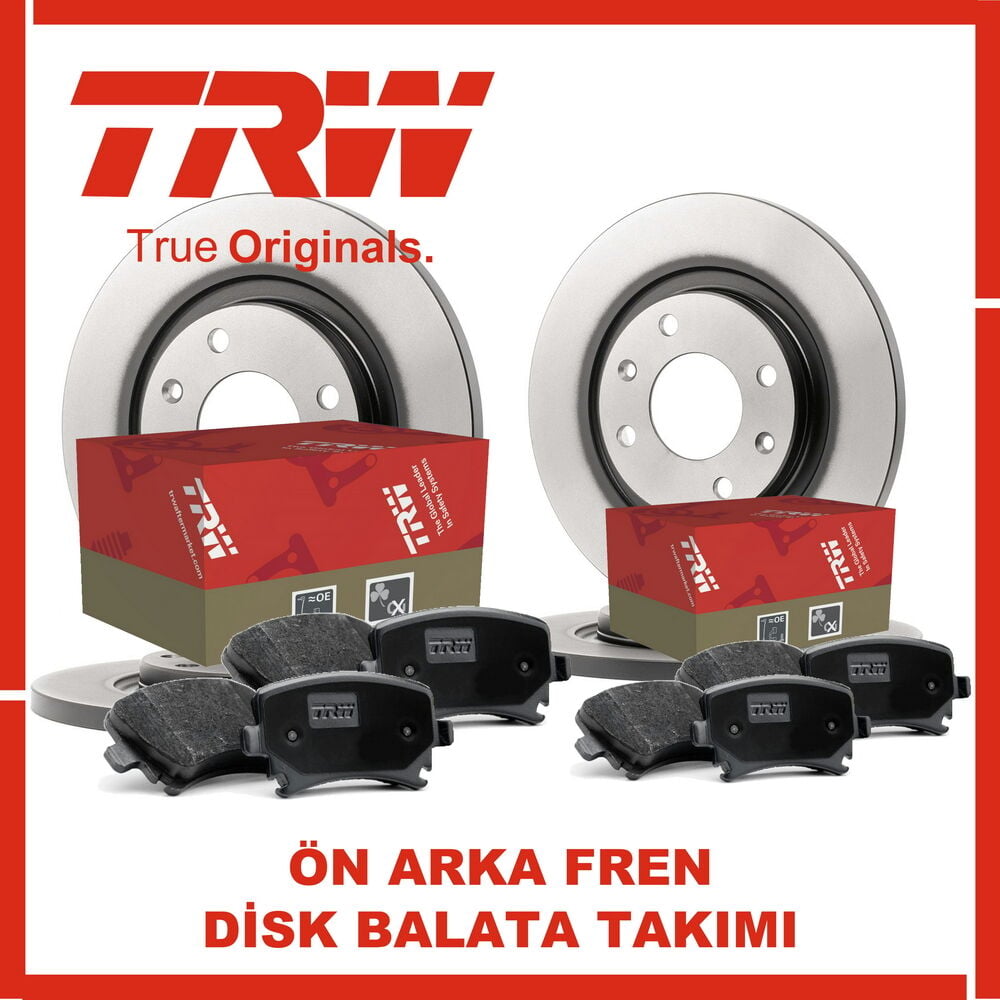 TRW Honda Civic Fd6 Fb7 Ön Arka Fren Disk Balata Takımı 2006-2016