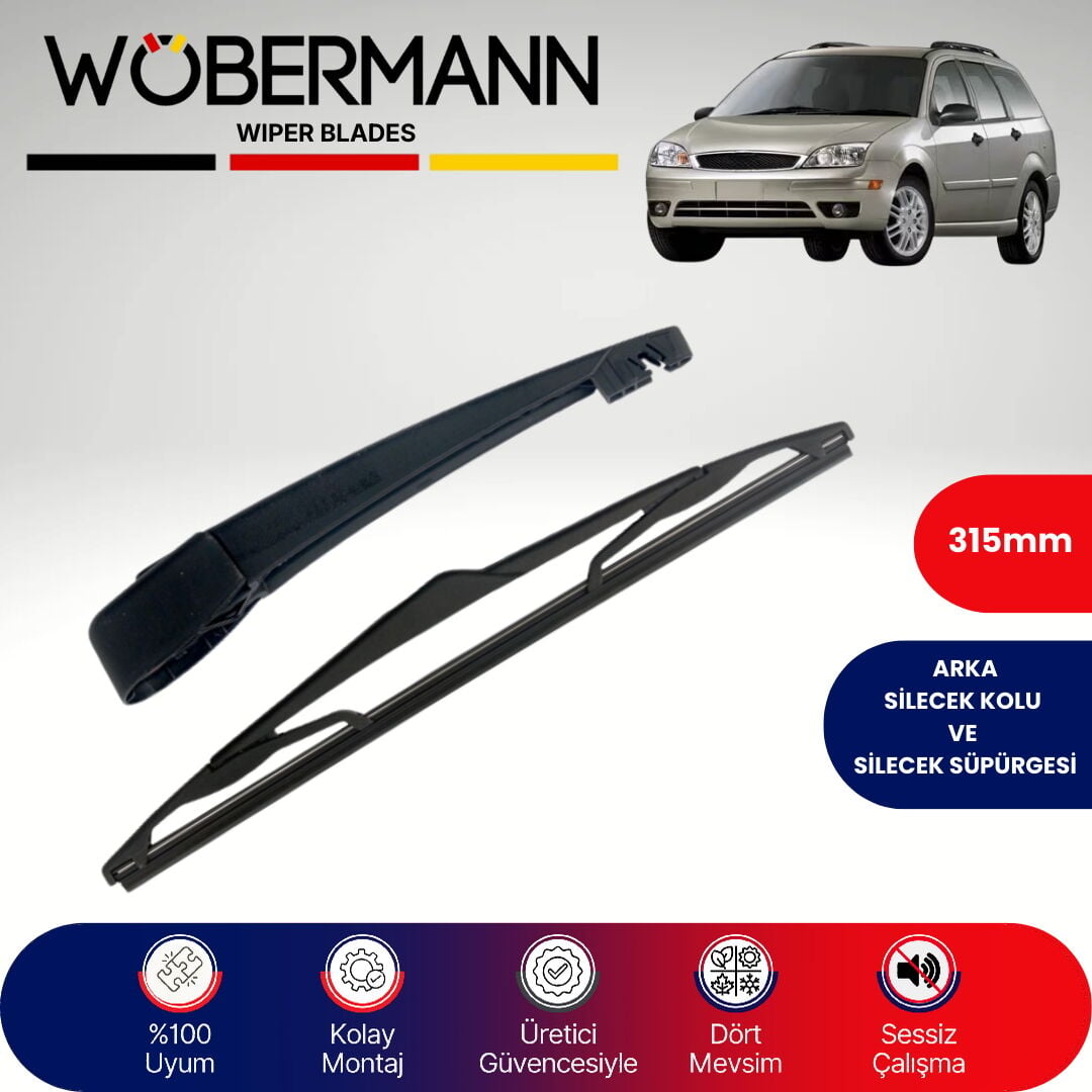 Wöbermann Ford Focus Sw 2004-2010 Arka Silecek Kolu ve Süpürgesi Komple