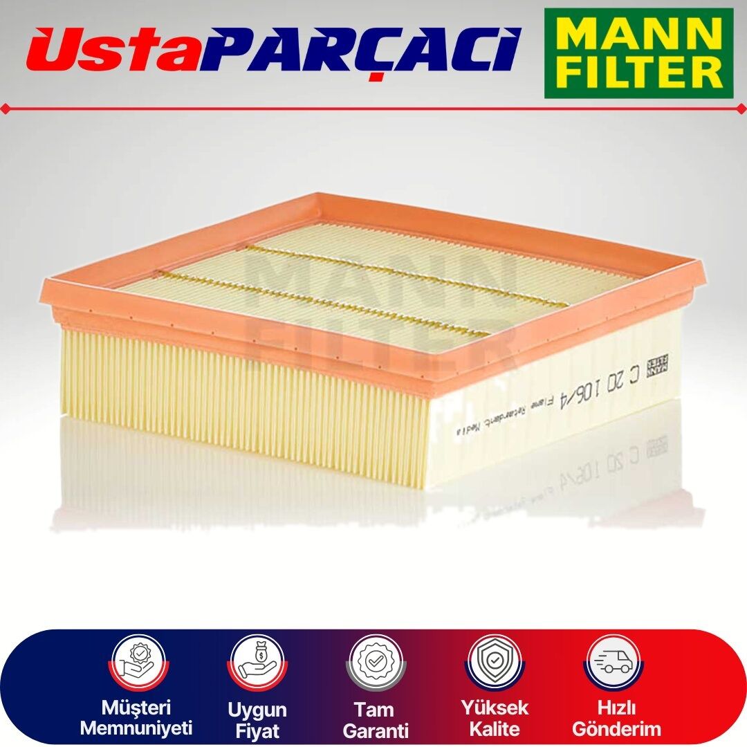 Mann-Filter Opel Corsa E 1.2 Hava Filtresi 2015-2019 C20106/4 13442297