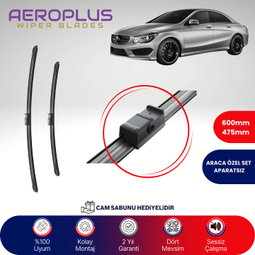 Aeroplus Mercedes CLA Serisi W117 2012-2015 Muz Silecek Takımı