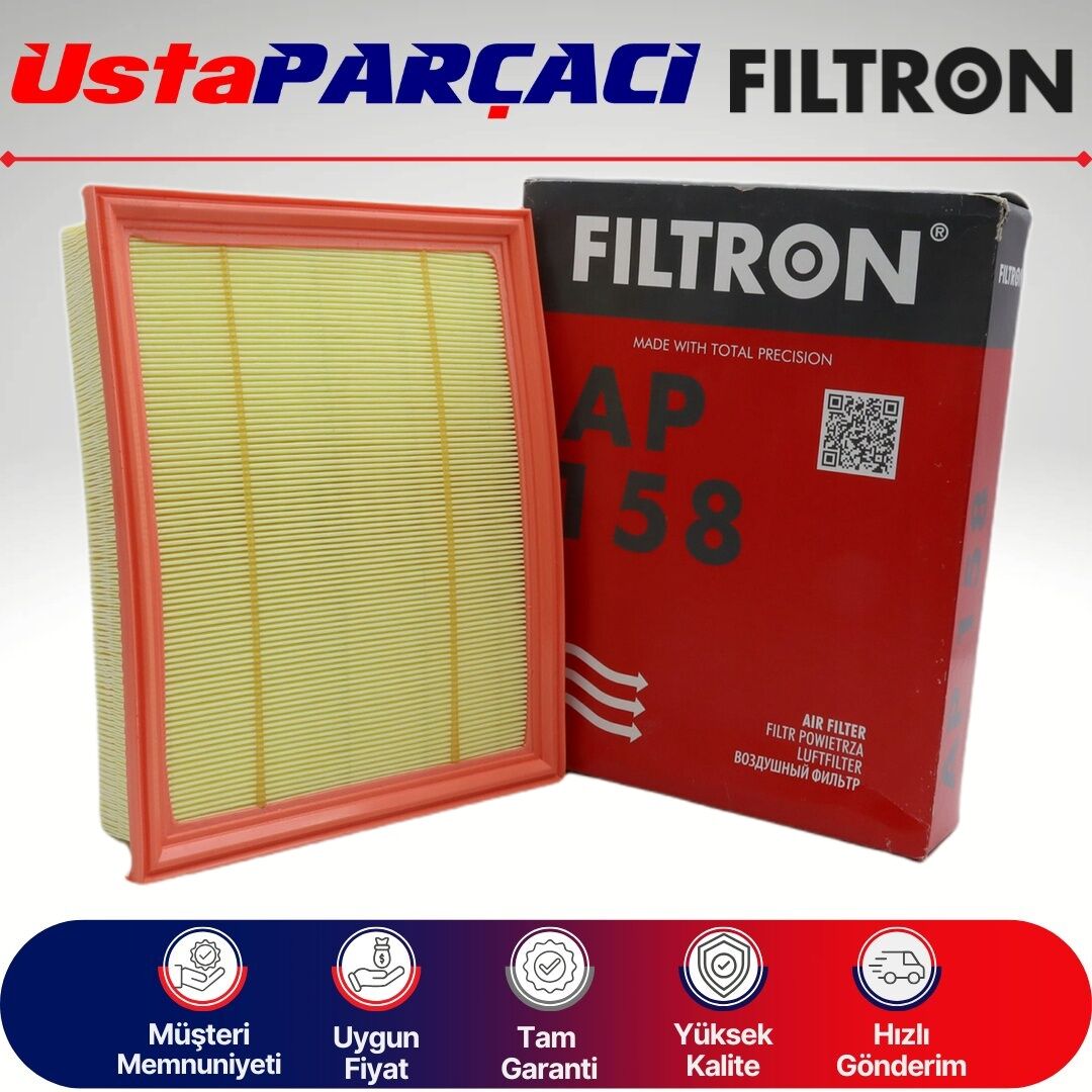 Filtron Mercedes Vito W638 110D 2.3 Hava Filtresi 1996-2000 AP158 6380900051